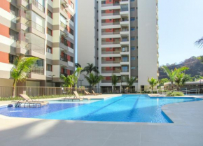 Apto com WiFi e lazer completo em Martim de Sa SP